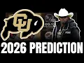 Colorado Buffaloes 2026 Season Prediction