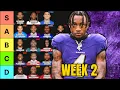 Top 40 Wide Receiver Rankings For Week 2 Fantasy Football