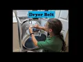 Replacing a Whirlpool Clothes Dryer Belt