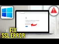 How To Fix ERR SSL Protocol Error in Windows 11