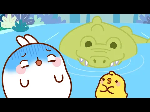 Download MP3 Molang and Piu Piu and The GIANT Crocodile 🐊 | Funny Compilation For Kids