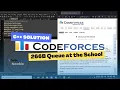 A C Solution to Codeforces 266B Queue at the School by CFNewbie