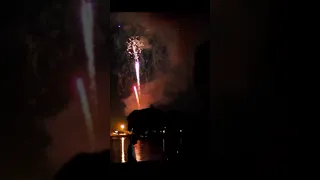 Fourth of July Fireworks over the Bay [Sailing Ixion #Shorts]