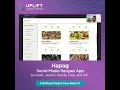 Hapag Social Media Recipes App from Batch 11 Uplift Code Camp