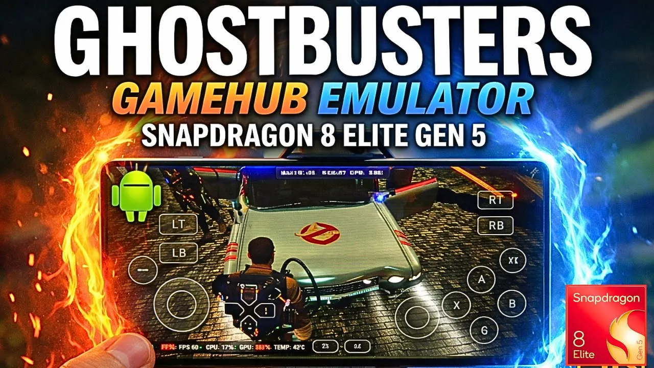 Ghostbusters the video game remastered - Gamehub Emulator Android | Snapdragon 8 Elite Gen 5