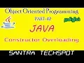 Constructor and its Types in Java Java Programming in Tamil