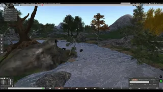 Ishtari Southwest Region Riverbed Blending 4 - Building Tutorial Opensim VR