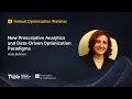 Hoda Bidkhori - New Prescriptive Analytics and Data-Driven Optimization Paradigms ROW Talk