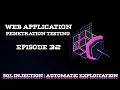 Web App Pentesting Course SQLMap Part 1 Arabic