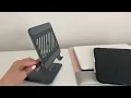 tounee Tablet Holder Stand Dual Rod Adjustable Aluminum Desktop Stand Surface Tablets Portable M