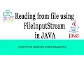 Hindi Reading from file using FileInputStream in JAVA in Hindi