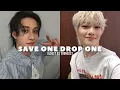 Lagu SAVE ONE DROP ONE | OLDEST vs YOUNGEST | KPOP MALE IDOLS | STRAY KIDS, TWS, ATEEZ, EXO, BTS, RIIZE..