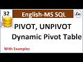 SQL Query - Convert data from Rows to Columns Pivot