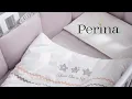 Lagu Детское постельное белье Perina. Комплект в кроватку Toys Sateen Collection серый.