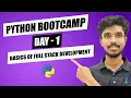 Python Tutorial For Beginners in Tamil Python For Beginners in Tamil Python Bootcamp Day - 1