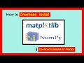 how to install matplotlib on python 3 7 5
