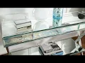 Omni X-base Mirrored Top 1-drawer Campaign Desk by iNSPIRE Q Bold