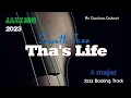 Lagu New Backing Track THAT'S LIFE A Major Smooth Jazz Version Standard LIVE Play Along Guitar Singer