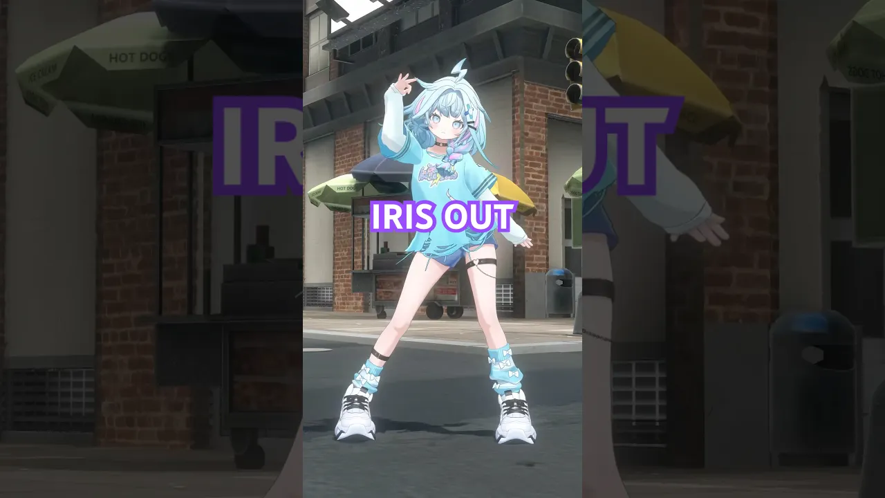 IRISOUT／踊ってみた #レゼダンス #ホロライブ #vtuber