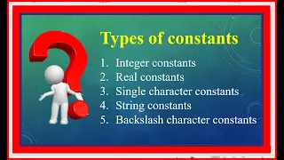14th of java Types of constants in java Numeric constants Real constants