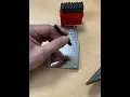 Bitcoin and Cryptocurrency recovery seed phrase Stainless Steel plate with stamps or engraver pen