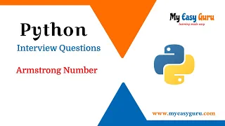 Armstrong Number Python Programs in Hindi for Interviews