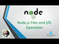 Node js Files and Operation fs module Node js