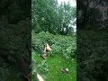 Powerrful 100mph Tornado Warned Thunderstorm Rips Through Wilmington IL