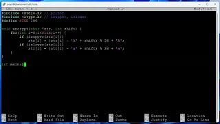 C Programming 020 - Caesar Cipher