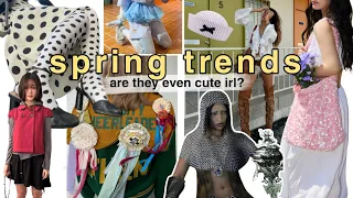 trying spring trends ~ are they even cute irl??