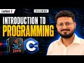 Introduction to programming Lecture 1