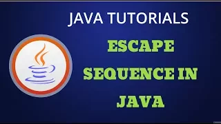 Lecture 15 Escape Sequence or Escape Character In Java Beginners Tutorial