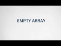 04 - Empty Arrays
