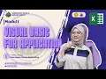 COMPUTER PROGRAMMING 2025 MODULE 1 VISUAL BASIC FOR APPLICATION VBA