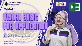 COMPUTER PROGRAMMING 2025 MODULE 1 VISUAL BASIC FOR APPLICATION VBA