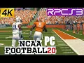 PS3 NCAA Football 14 on PC 4k rosters gameplay RPCS3 emulator