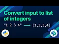 Convert input into a list of integers in Python