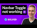 Bootstrap 5 Navbar Toggle not Working