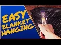 Moving Blankets For Sound Absorption - Easy hanging hack