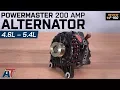 2004-2010 F150 Powermaster Alternator - 200 Amp Black 4 6L 5 4L Review