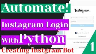 Automate Instagram login with Python and Selenium module