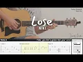 Lagu Lose - NIKI | Fingerstyle Guitar | TAB + Chords + Lyrics