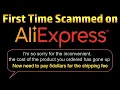 First Time Being Scammed on Aliexpress Scam Awareness Series