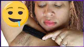 Combing and Playing - Armpit Hair