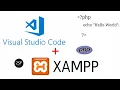 Visual studio code xampp php hello world