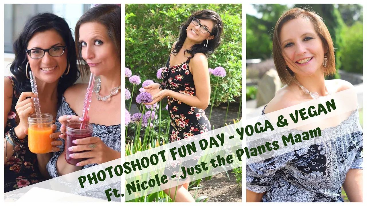 PHOTO SHOOT FUN FOOD & BIKRAM YOGA ft. JUST THE PLANTS MAAM