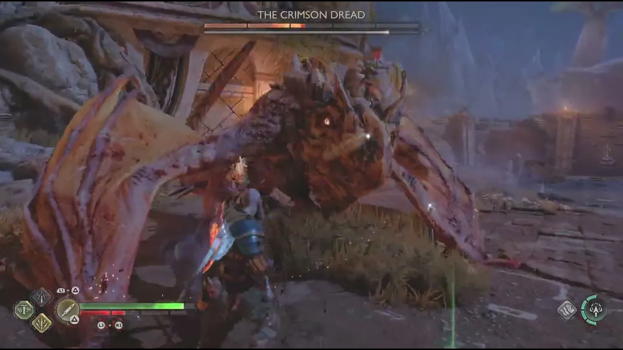 God of War Ragnarök: The Crimson Dread Boss Fight (For Vanaheim! Quest) poster