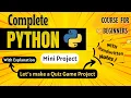 Build Your Own Quiz Game Step-by-Step Tutorial Python Full course for Beginners