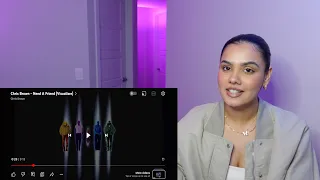chris brown need a friend visualizer reaction