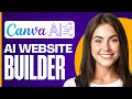 How To Use Canva AI Website Builder Tutorial For Beginners